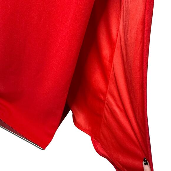 BHLDN Anthropologie Blake Square Neck Stretch Crepe Maxi Dress Red NEW Small - Picture 6 of 7